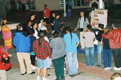 OAC evangelist preaching in Los Angeles